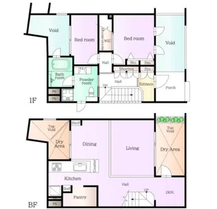 東京都杉並区上荻2【マンション】の間取り