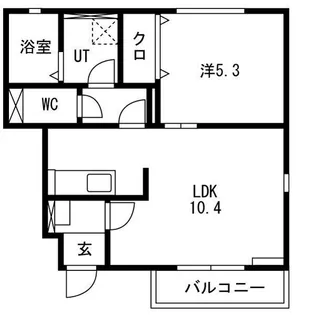Lien(リアン)B【1階】の間取り