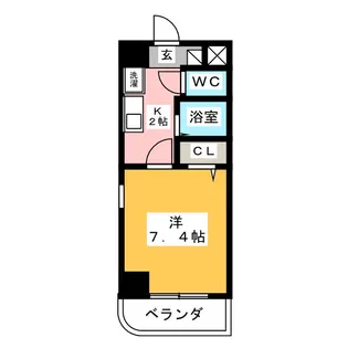 Century Nagono【2階】の間取り