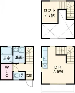 リノリノアパートメント吉島【1階】の間取り