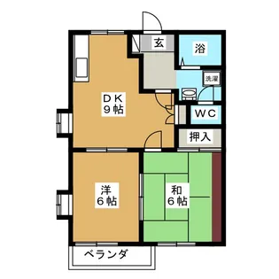 テラスウィステリアC【2階】の間取り