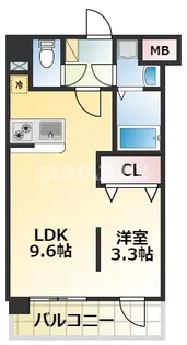 熊本県熊本市中央区本荘3【マンション】の間取り