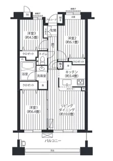 東京都江東区南砂1【マンション】の間取り