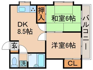 プリュニエ【1階】の間取り