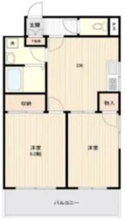 コーポ紅花【3階】の間取り