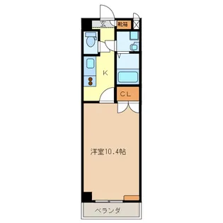 グローリア広明【5階】の間取り