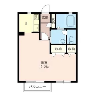 ディアスヨシカワ【1階】の間取り