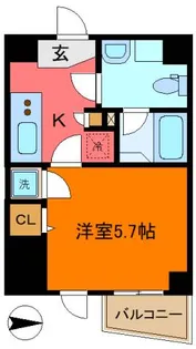 ライブコート草加【7階】の間取り