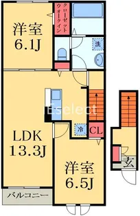 プレリュード【2階】の間取り