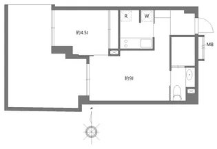 ベルジューレ高輪の間取り
