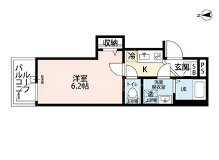 The Machiya Court【4階】の間取り