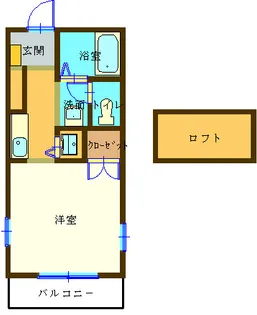 カーサレジーナ【4階】の間取り