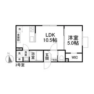 レクシア【3階】の間取り