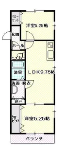 ドリームハイツ【1階】の間取り