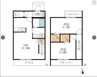 岐阜県不破郡垂井町東神田1【一戸建】の間取り