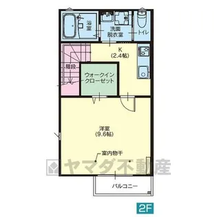 ラフィーネ今泉【2階】の間取り
