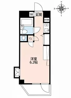 貝取学生会館【1階】の間取り