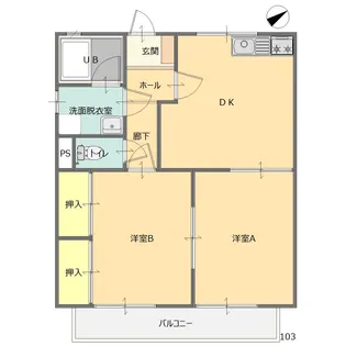 明和102【1階】の間取り
