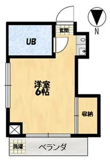 フラワーマンション【3階】の間取り