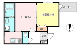 フジパレス尼崎西浦公園I番館【2階】の間取り