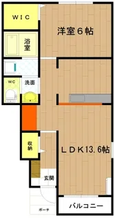 三重県伊勢市勢田町【アパート】の間取り