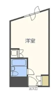 ロータリー大和【4階】の間取り