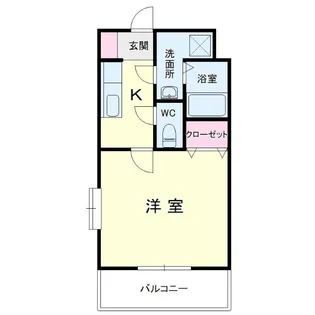 ビューロック【2階】の間取り