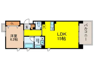 望園荘ウィル南田辺5丁目【4階】の間取り