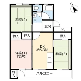 URくぬぎ台【4階】の間取り