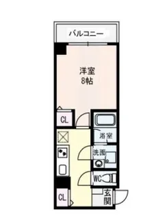 リバー・スクウェア103【5階】の間取り