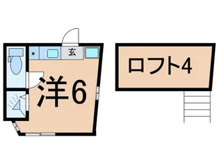 WeNext大口コロラド【1階】の間取り