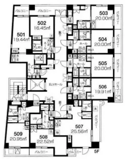 エスパシオ【5階】の間取り