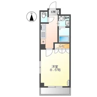 フィールドヴィレッジ元住吉【3階】の間取り