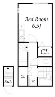 エフプレスト西新井本町【2階】の間取り