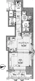 エステムプラザ名古屋駅前プライムタワー【7階】の間取り