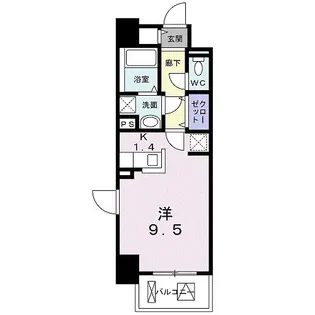 フィオーレ カンパネラ【4階】の間取り
