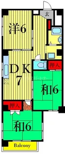 渡辺ビル【9階】の間取り