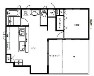 東京都府中市白糸台1【アパート】の間取り