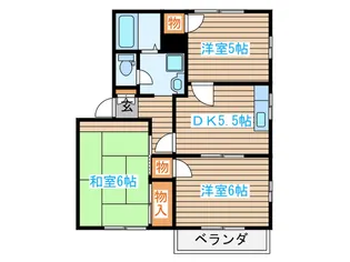 フレグランスJA・C棟【2階】の間取り