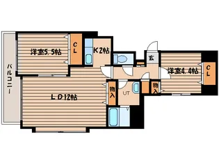 メトロマリオン【5階】の間取り