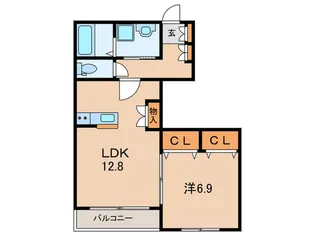 Hartriegel【2階】の間取り
