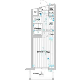 ビバリーホームズ豊島園【4階】の間取り