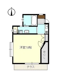 ウッドスパジオI【1階】の間取り