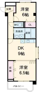 WHOLLY TOP【2階】の間取り
