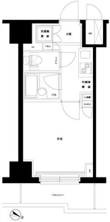 ルーブル川崎参番館【6階】の間取り