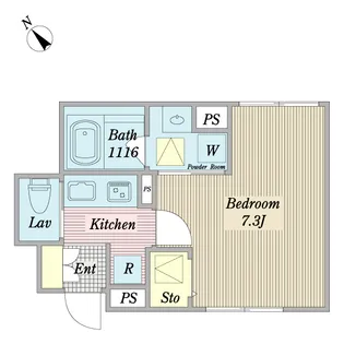 YDC PARK 1【1階】の間取り