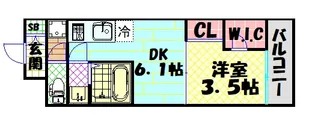 Dimora難波【4階】の間取り