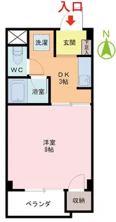 光陽フラッツ【1階】の間取り