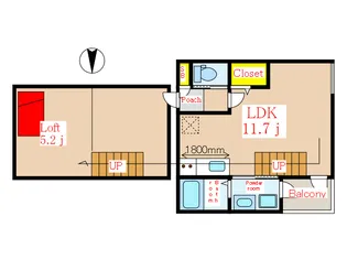 PROUD-Garden【1階】の間取り