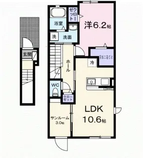 メゾンヒカリの間取り